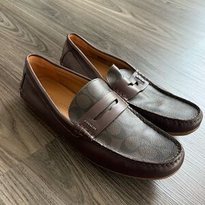Men coach loafers size 12